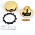 Watco Univ. NuFit Foot Act. Bath Stopper w-Grid Strain and Combo P, Adapter Kit, Brass 948701-FA-PB-G